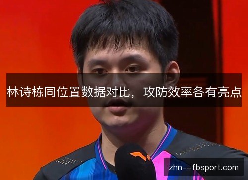 林诗栋同位置数据对比，攻防效率各有亮点